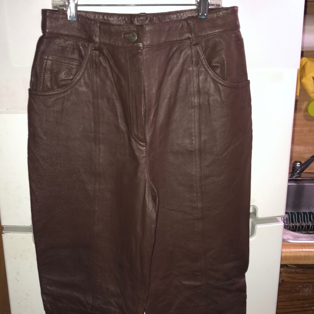 Together Label. Tall Size 8. Brown.